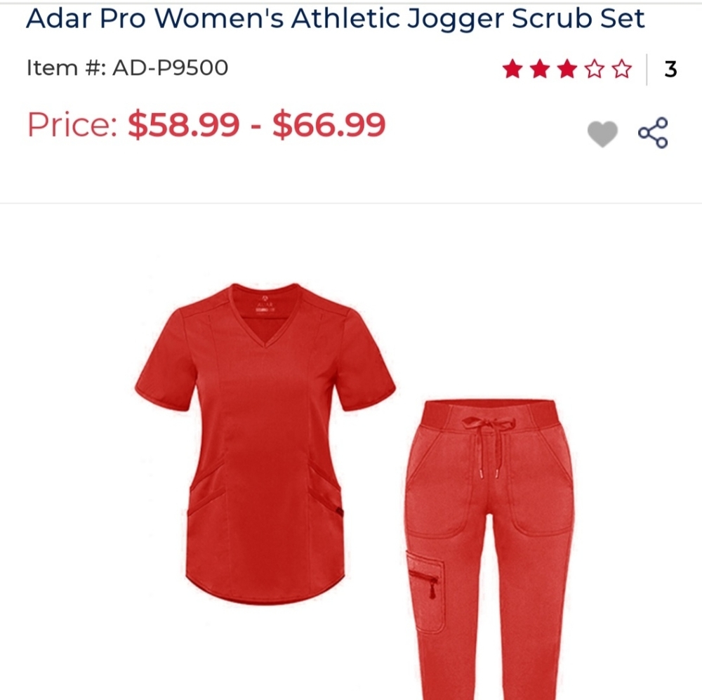 Adar scrub set